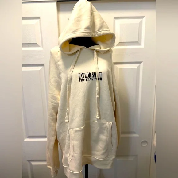 TAYLOR SWIFT OFficial 2023 the eras tour BEIGE HOODie - Picture 8 of 13